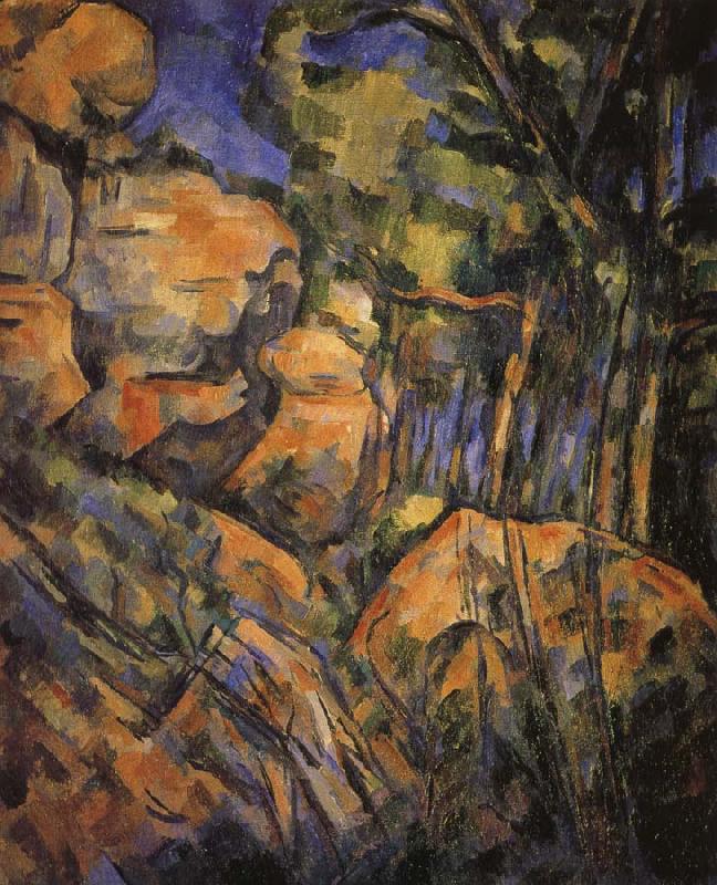 Paul Cezanne near the rock cave China oil painting art